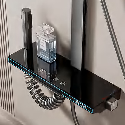 按鍵四功能淋浴花灑套裝