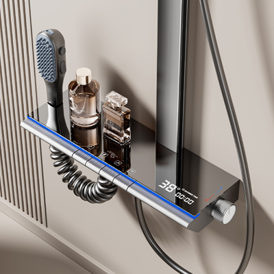 按鍵四功能豪華花灑套裝