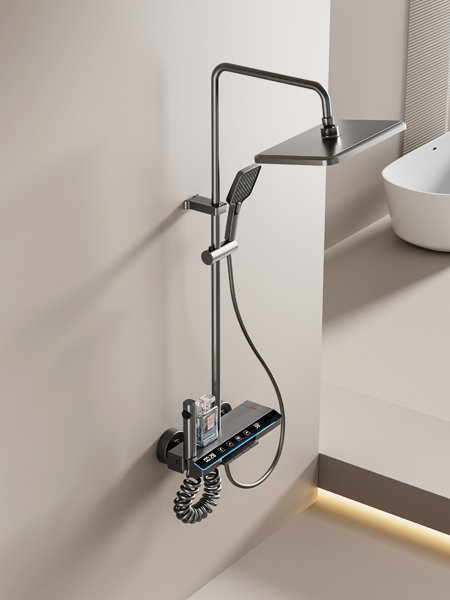 按鍵四功能淋浴花灑