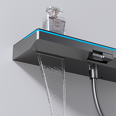 按鍵雙功能極簡花灑